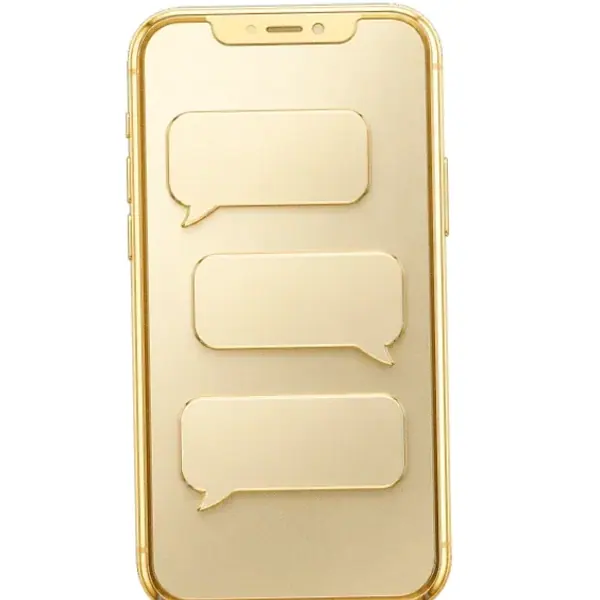 Smartphone with chat bubbles — NightWin Casino
