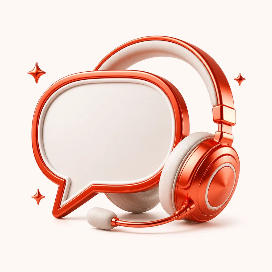 Headset with speech bubble — NightWin Casino