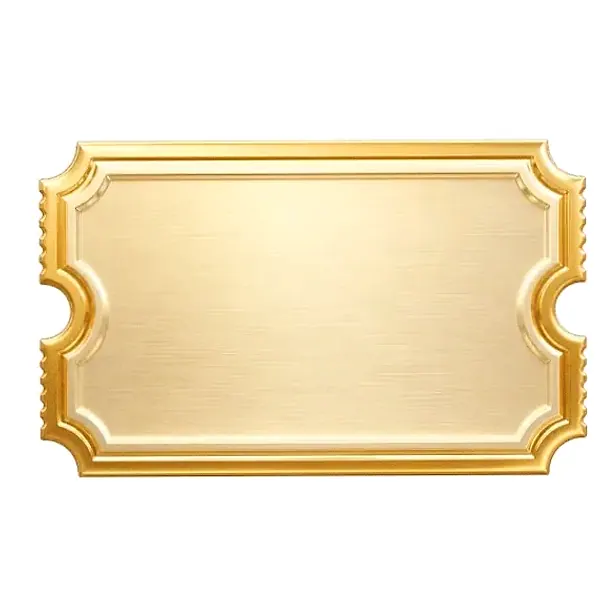 Blank ticket plaque — NightWin Casino