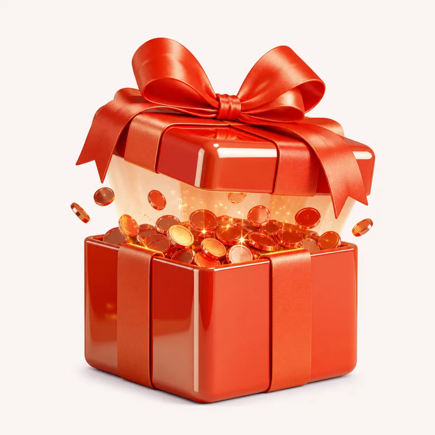Ribbon-tied gift box — NightWin Casino