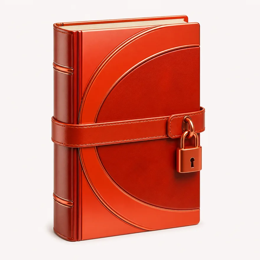Book with padlock strap — NightWin Casino