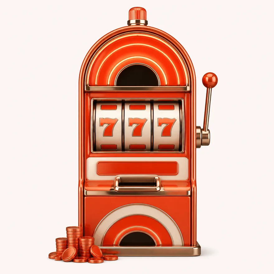 Slot cabinet with marquee — NightWin Casino