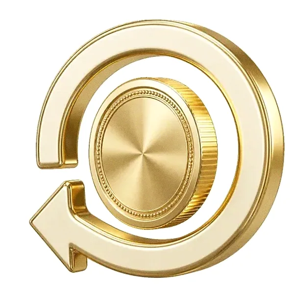 Coin with circular arrow — NightWin Casino