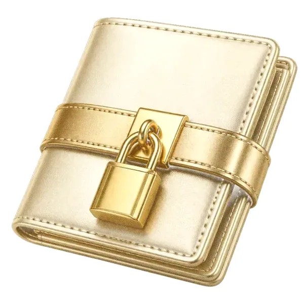 Locked leather wallet — NightWin Casino